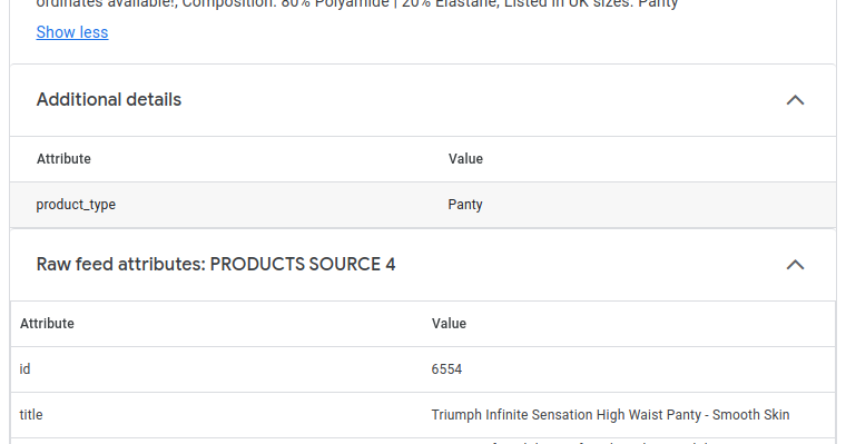 New Product Feed Viewing Experience