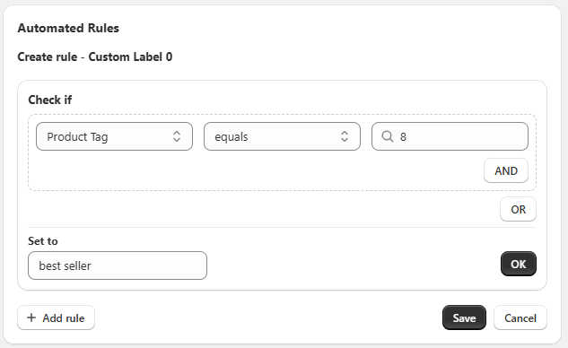 Automated Rules