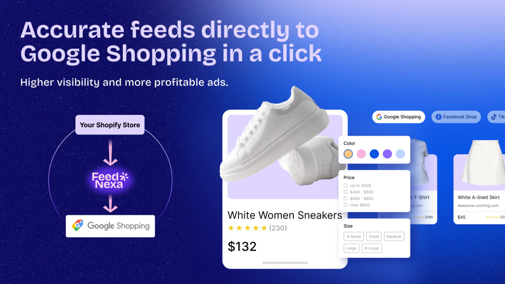 FeedNexa automates your product feed creation and updates