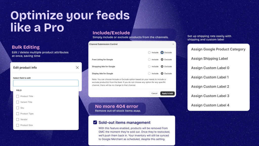 Use tools to help manage your feed
