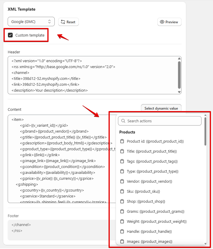Select Dynamic Value