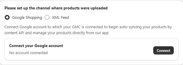 syncing products via xml feed